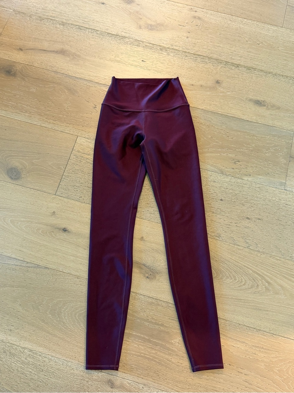ALO Yoga High-Rise Maroon Leggings